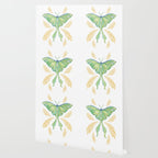 Watercolor Luna Moth Wallpaper Gallery Image 2