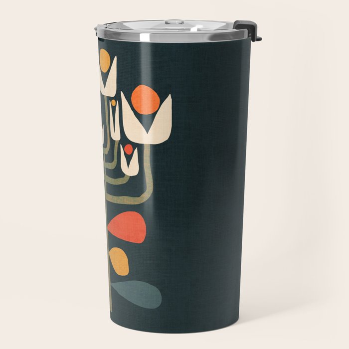 Retro botany Travel Mug Gallery Image 2