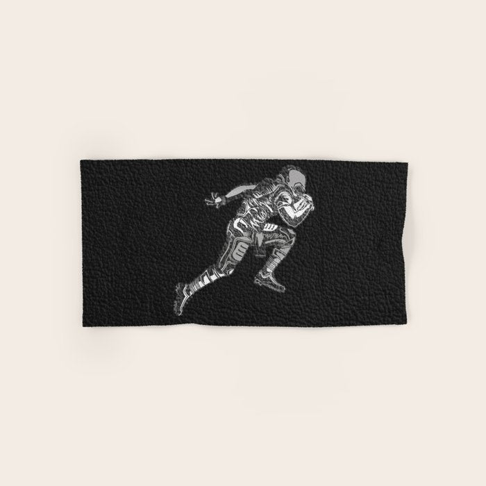Football Player Bath Towel Gallery Image 1