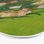 Oleanders Vincent van Gogh Oil On Canvas Floral Still Life Painting Bath Mat Gallery Image 3