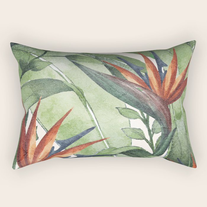 Tropical Flora I Rectangular Pillow Gallery Image 2