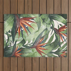 Tropical Flora I Outdoor Rug Gallery Image 1