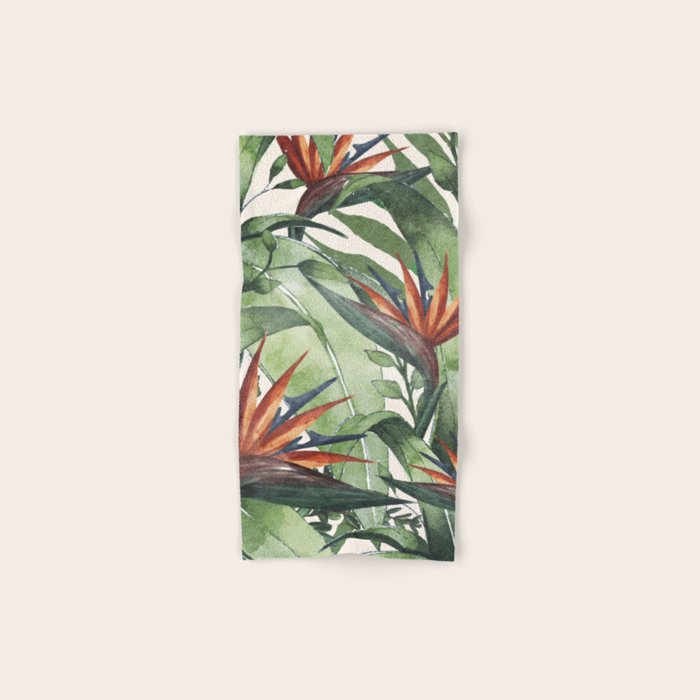 Tropical Flora I Hand & Bath Towel Gallery Image 1