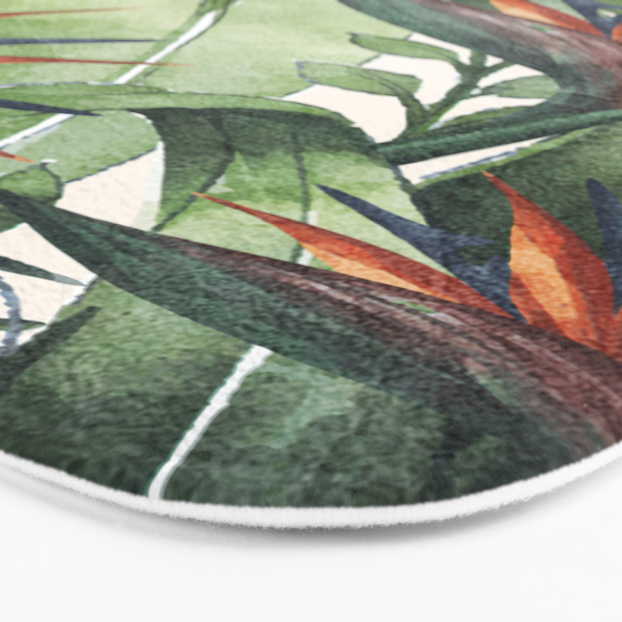 Tropical Flora I Bath Mat Gallery Image 3