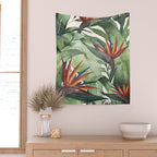 Tropical Flora I Wall Tapestry Gallery Image 2