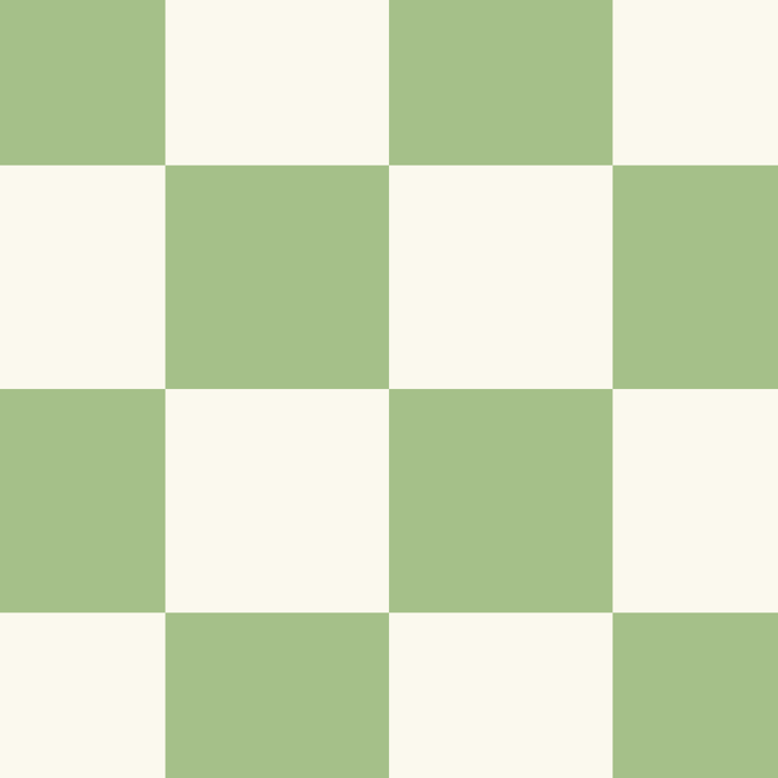Checkerboard Check Checkered Pattern in Light Sage Green and Cream Coffee Mug Gallery Image 2