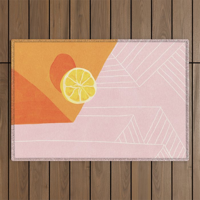 Lemon city Outdoor Rug Gallery Image 1