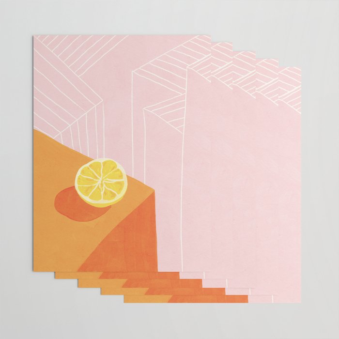 Lemon city Wrapping Paper Gallery Image 3