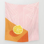 Lemon city Wall Tapestry Gallery Image 4