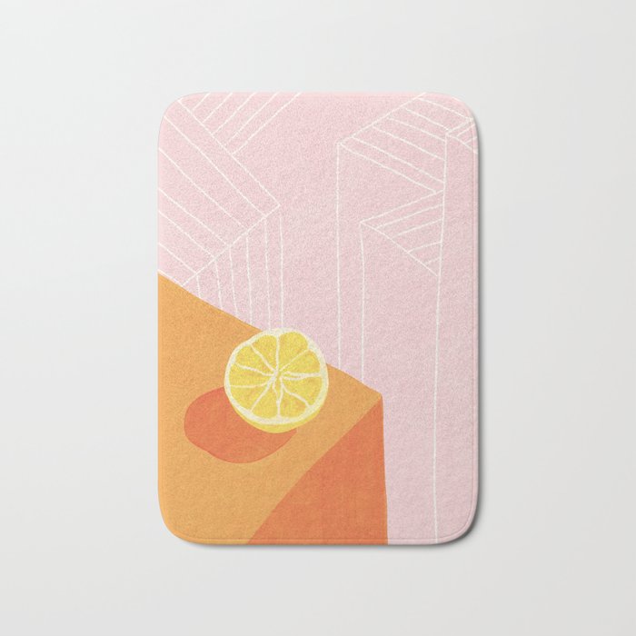Lemon city Bath Mat Gallery Image 1