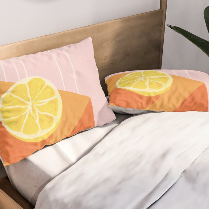 Lemon city Pillow Sham Gallery Image 2