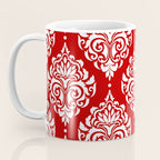 Red Damask Coffee Mug Gallery Image 3