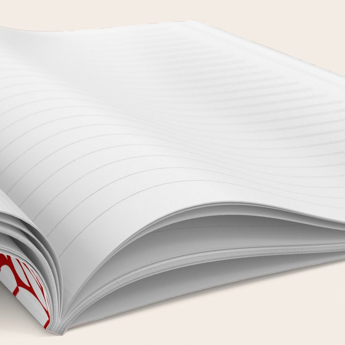 Red Damask Notebook Gallery Image 2
