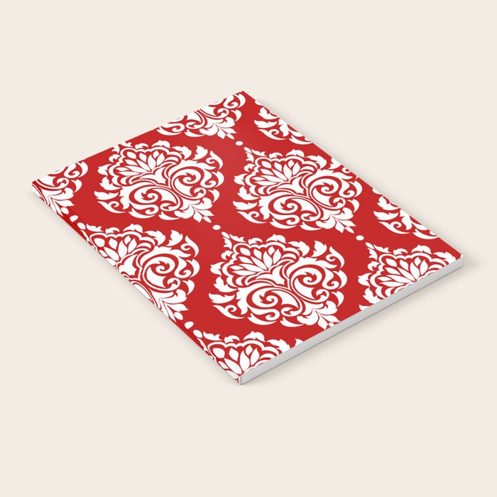 Red Damask Notebook Gallery Image 1