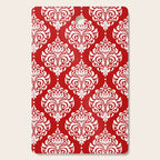 Red Damask Cutting Board Gallery Image 1