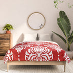 Red Damask Comforter Gallery Image 3