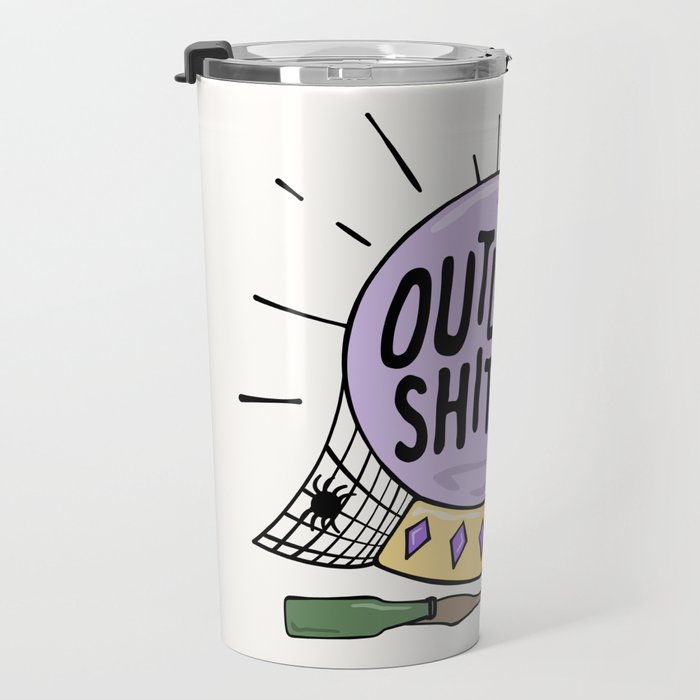 OUTLOOK SHITTY Travel Mug Gallery Image 3