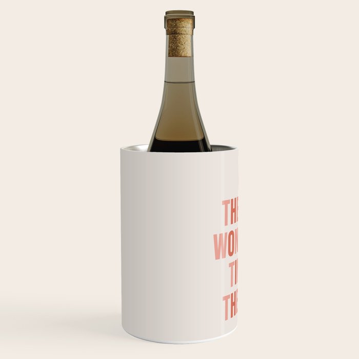 The Most Wonderful Time Of The Year Warm Pink Wine Chiller Gallery Image 2