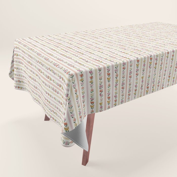 Tulip Stripes Tablecloth Gallery Image 1