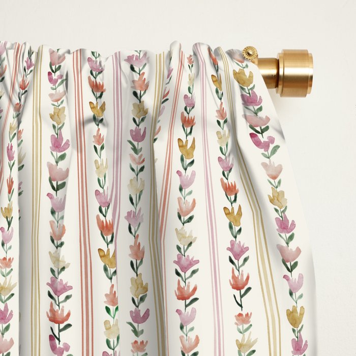 Tulip Stripes Window Curtain Gallery Image 2