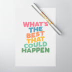 What's The Best That Could Happen Wrapping Paper Gallery Image 1