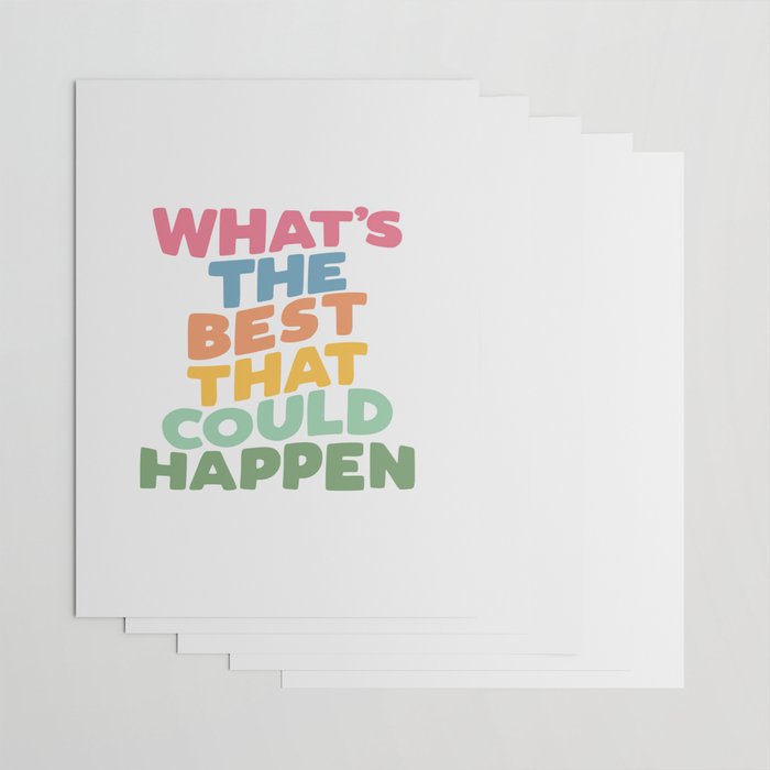 What's The Best That Could Happen Wrapping Paper Gallery Image 3