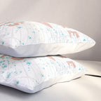 Adventure Awaits Rose Gold Pillow Sham Gallery Image 3