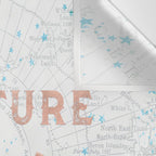 Adventure Awaits Rose Gold Wall Tapestry Gallery Image 3