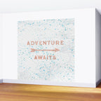 Adventure Awaits Rose Gold Wall Mural Gallery Image 2