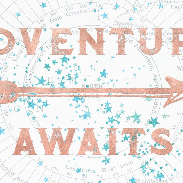 Adventure Awaits Rose Gold Coffee Mug Gallery Image 2