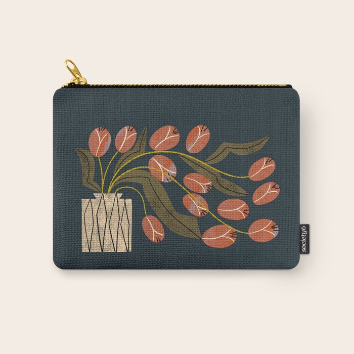 Spilling Red Tulips Carry All Pouch Gallery Image 1