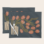 Spilling Red Tulips Placemat Gallery Image 1