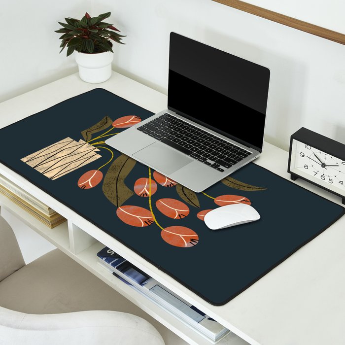 Spilling Red Tulips Desk Mat Gallery Image 2