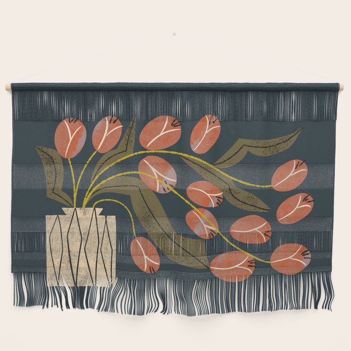 Spilling Red Tulips Wall Hanging Gallery Image 1