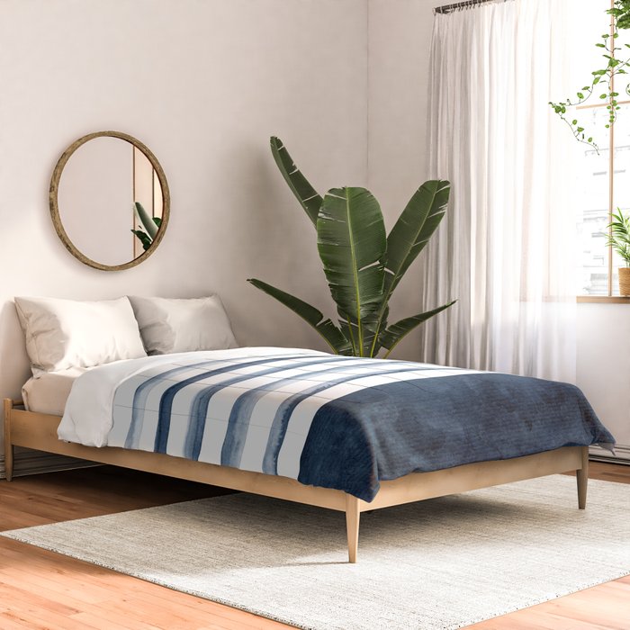 Stripes | Watercolor Pattern Comforter Gallery Image 2