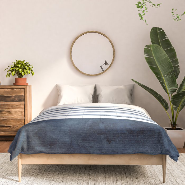 Stripes | Watercolor Pattern Comforter Gallery Image 3