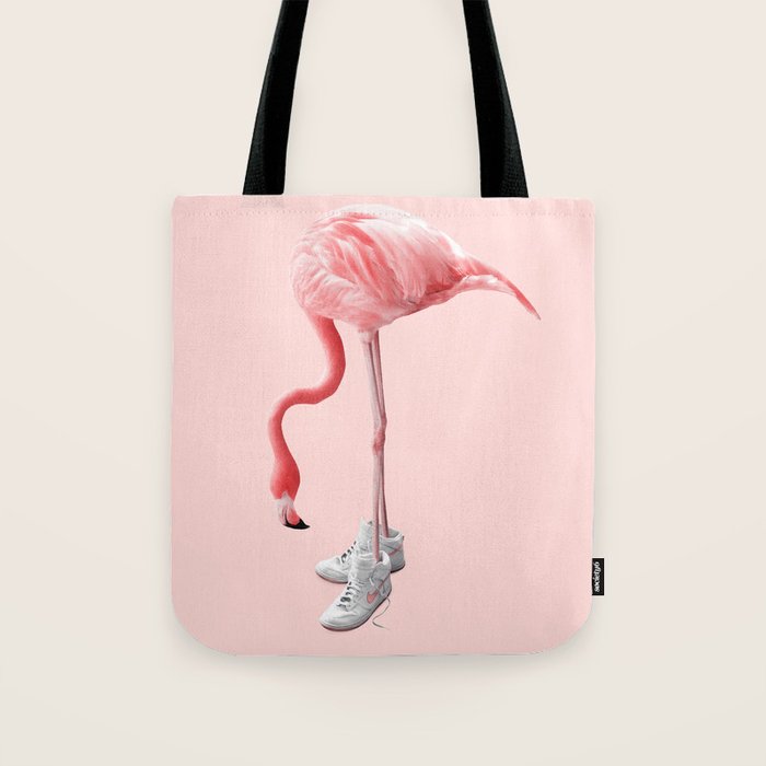 SNEAKER FLAMINGO Tote Bag Gallery Image 1