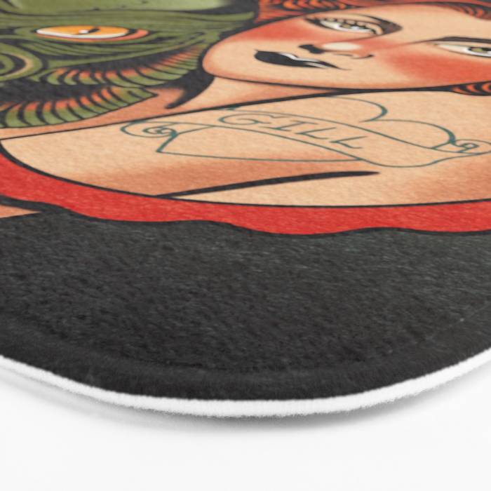 My Creature from the Black Lagoon Bath Mat Gallery Image 3