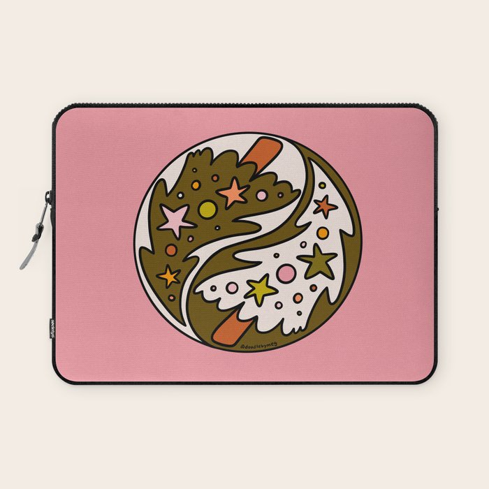 Christmas Yin Yang Laptop Sleeve Gallery Image 1