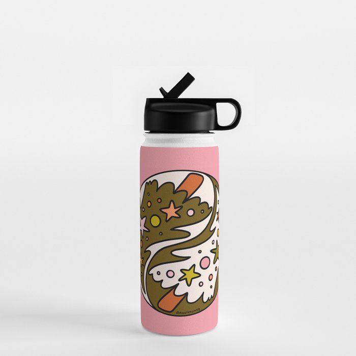 Christmas Yin Yang Water Bottle Gallery Image 1
