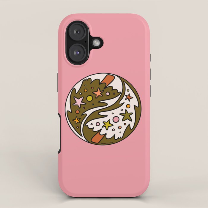 Christmas Yin Yang iPhone Case Gallery Image 1