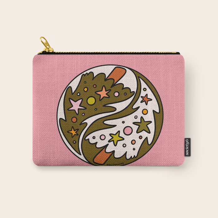 Christmas Yin Yang Carry All Pouch Gallery Image 1