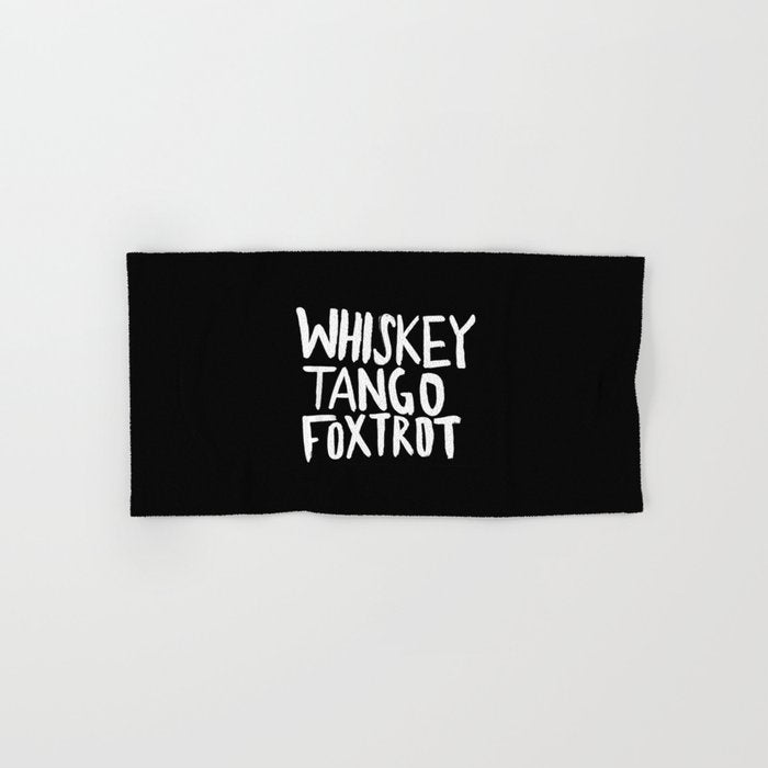 Whiskey Tango Foxtrot x WTF Bath Towel Gallery Image 1