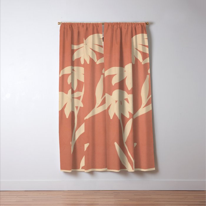 Flowers 14 Window Curtain Gallery Image 3