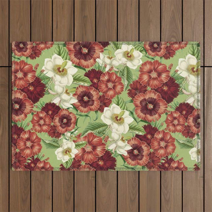 Vintage Garden XVII Outdoor Rug Gallery Image 1