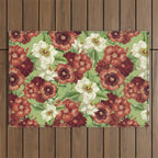 Vintage Garden XVII Outdoor Rug Gallery Image 1