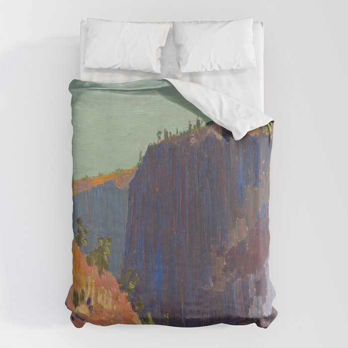 Tom Thomson Petawawa Gorges Canadian Landscape Artist Duvet Cover Gallery Image 6
