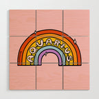 Aquarius Rainbow Wood Wall Art Gallery Image 1