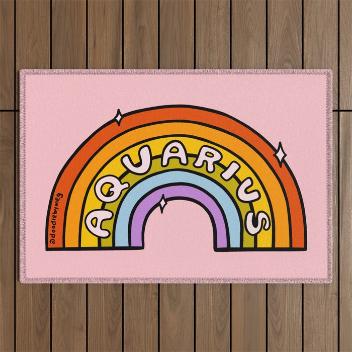 Aquarius Rainbow Outdoor Rug Gallery Image 1
