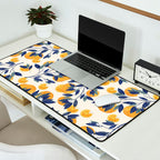 Mediterranean orange branch Desk Mat Gallery Image 2